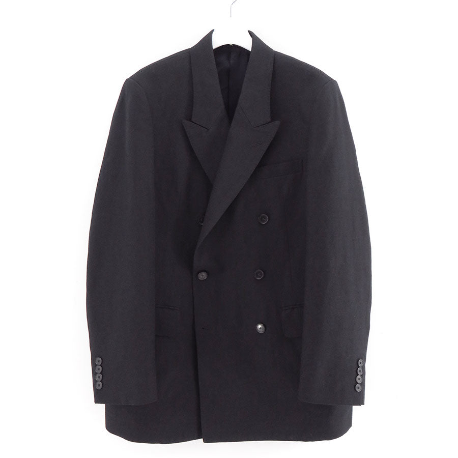 AURALEE/オーラリー】WOOL COTTON LINEN OX DOUBLE-BREASTED JACKET