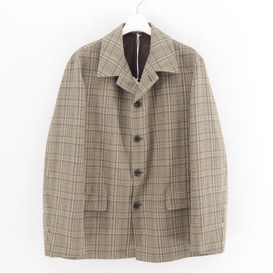 AURALEE/オーラリー】SILK LINEN NEP CHECK JACKET A26SJ01SNの通販