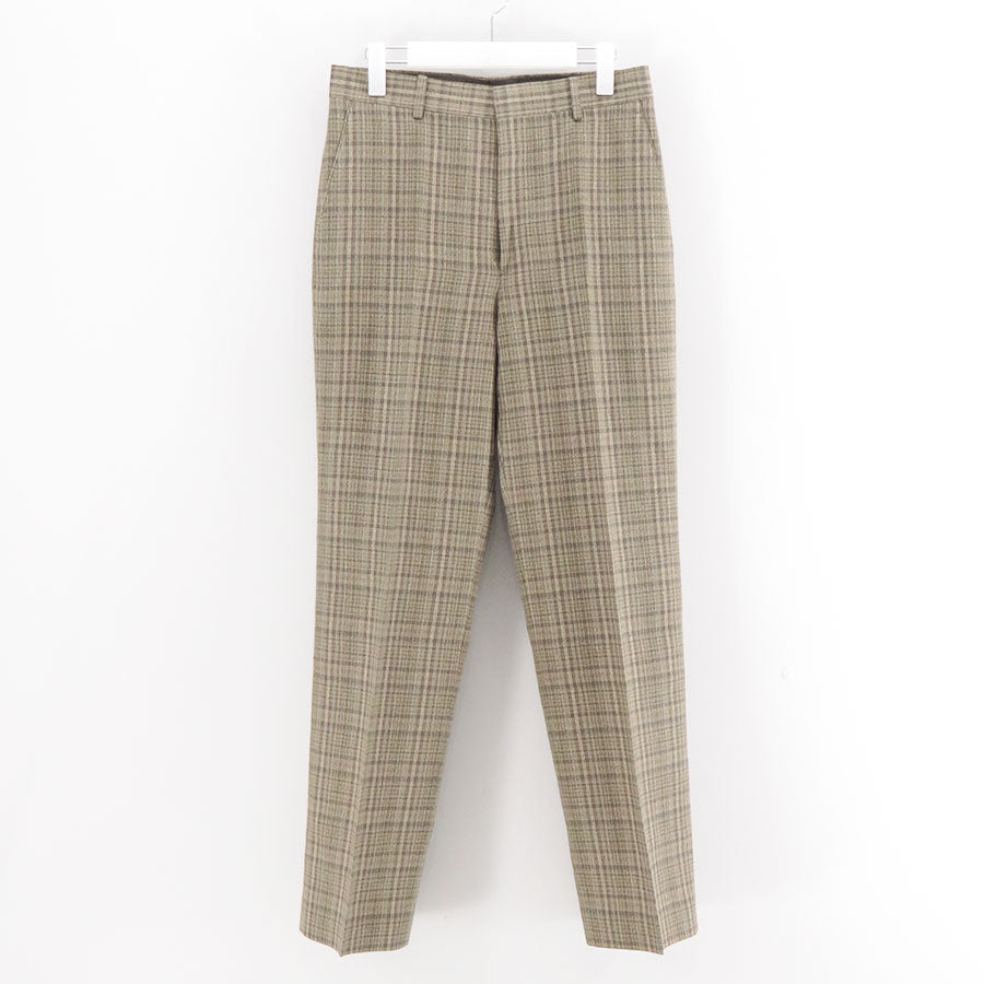 AURALEE/オーラリー】SILK LINEN NEP CHECK SLACKS A26SP02SNの通販