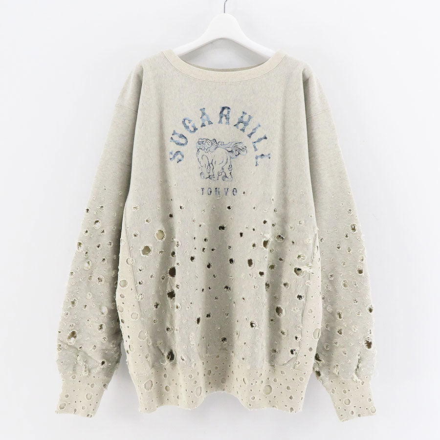 SUGARHILL/シュガーヒル】CRASHED SWEATSHIRT 2441000906の通販 