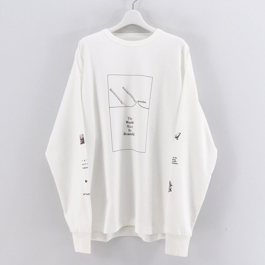 AFTERHOURS/アフターアワーズ】OVERSIZED L/S T-SHIRT A016-D1LT