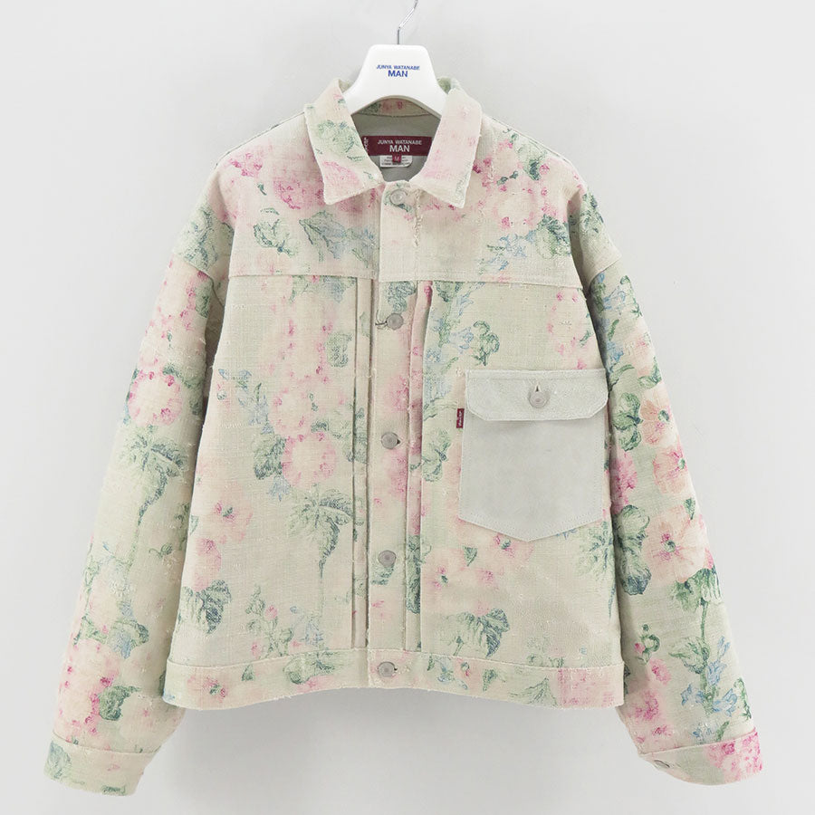 JUNYAWATANABE COMME des GARCONS 花柄 ジャケット ジャケット レーヨンリネン花柄 WQーJ040ー051 | JUNYA