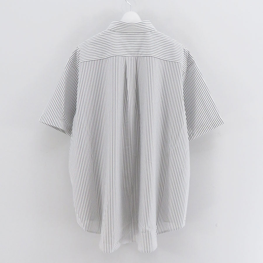 【KANEMASA PHIL./カネマサフィル】<br>46G Atmosphere Stripe SS Shirt <br>KM24S-001