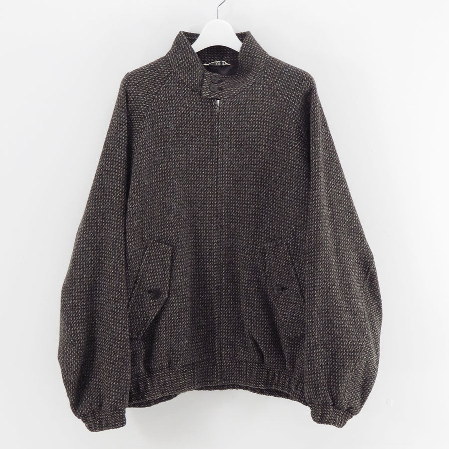 AURALEE/オーラリー】ALPACA WOOL SILK TWEED ZIP BLOUSON