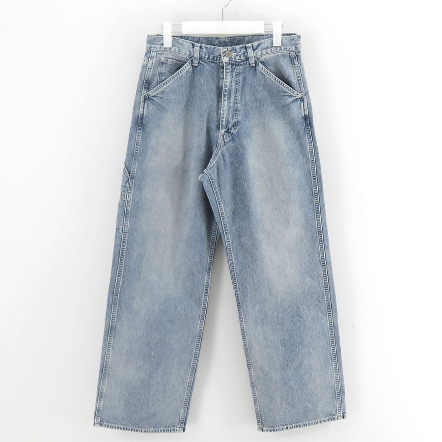 ULTERIOR/アルテリア】FADED LIGHT DENIM PAINTER PANTS UPJ06-LA247の
