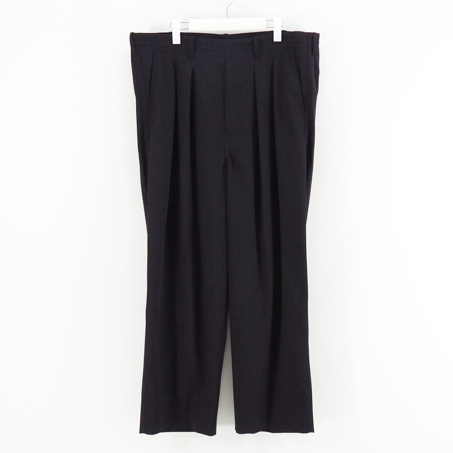 nonnotte/ノノット】2-Tuck Draw Cord Wide Trousers N-26S-022の通販