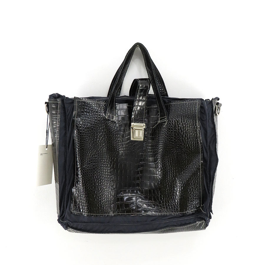 CAMIEL FORTGENS/カミエルフォートヘンス】PATCHED SHOPPER M LEATHER