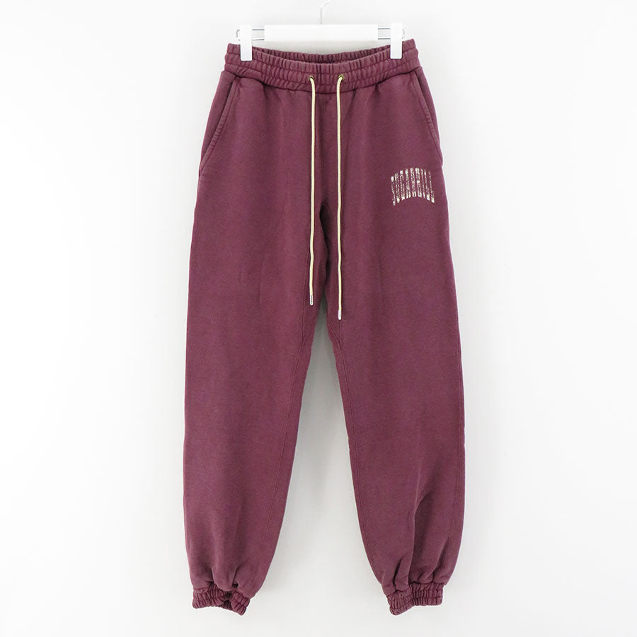 SUGARHILL/シュガーヒル】COLLEGE PRINTED SWEAT TROUSERS 23AWCS03の 
