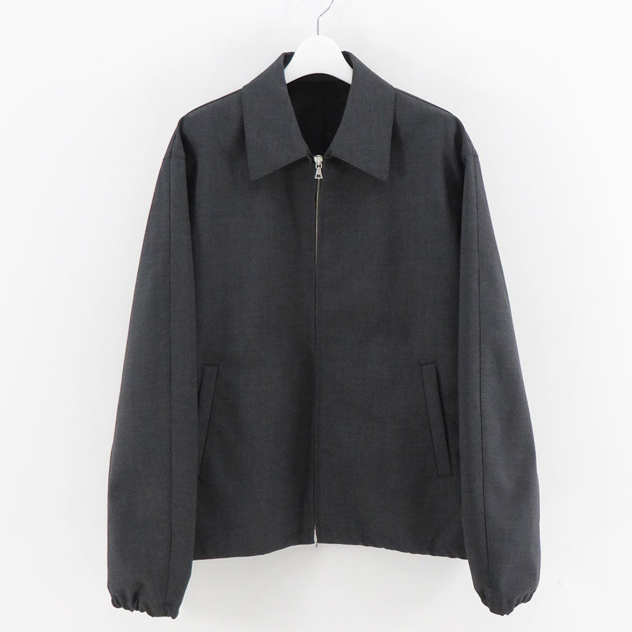 AURALEE/オーラリー】BONDED TROPICAL WOOL ZIP BLOUSON A26SB02WBの