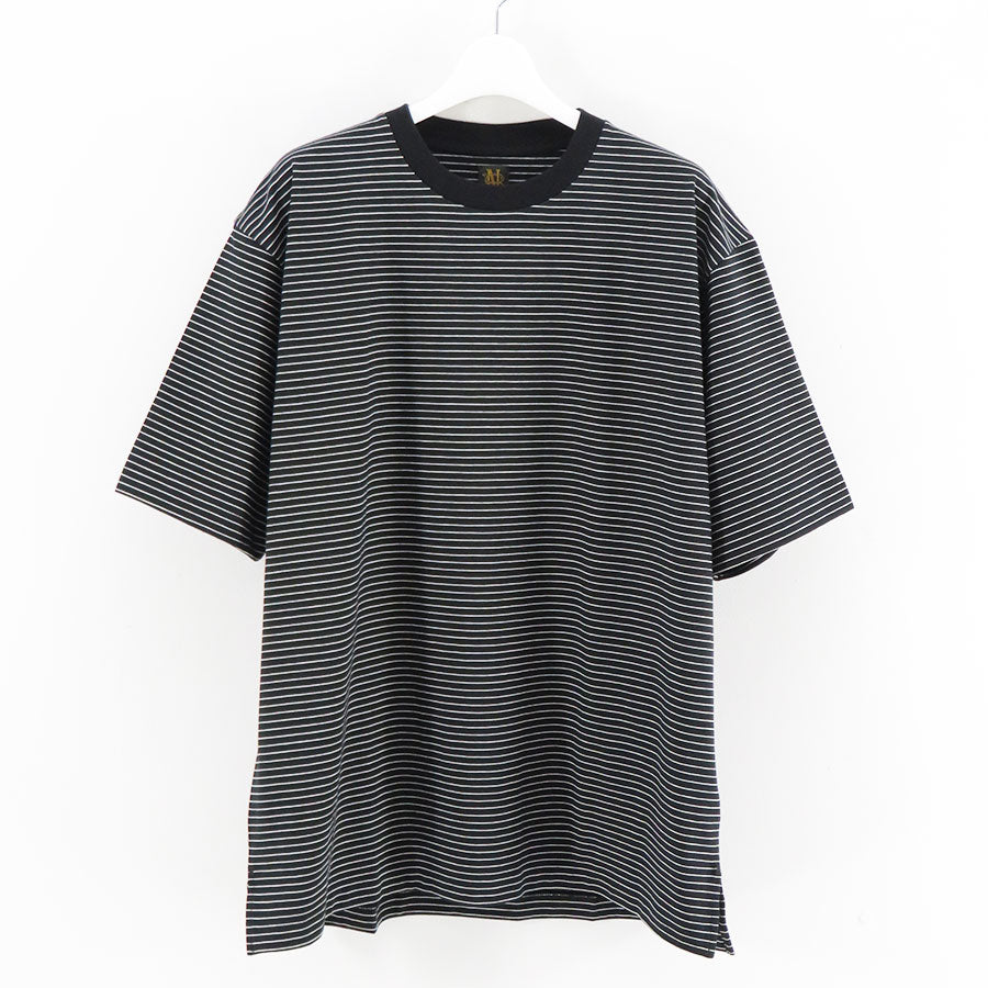 BATONER/バトナー】HIGH TWIST COTTON BORDER T-SHIRT BN-26SM-048の
