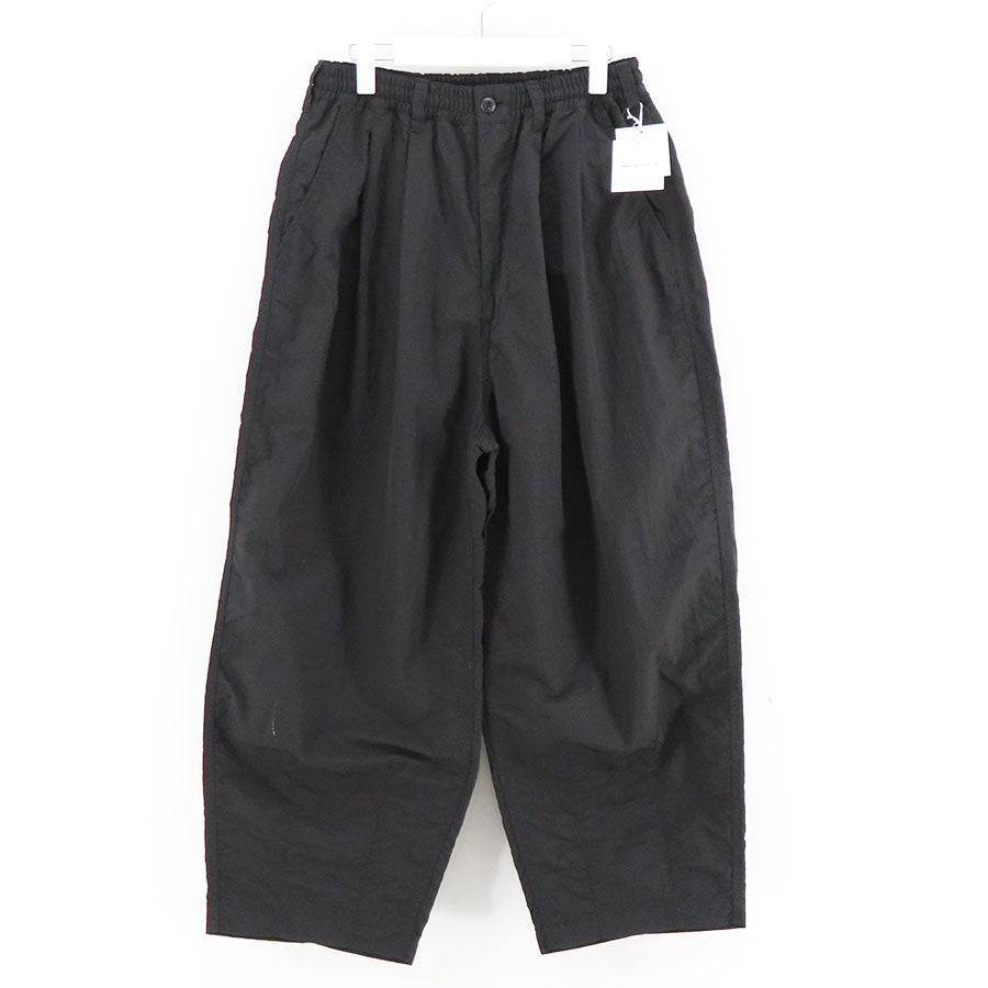 COMME des GARCONS HOMME ナイロン パンツ ブラック COMME des GARCONS HOMME - コムデギャルソンオム25SS ロゴ入り