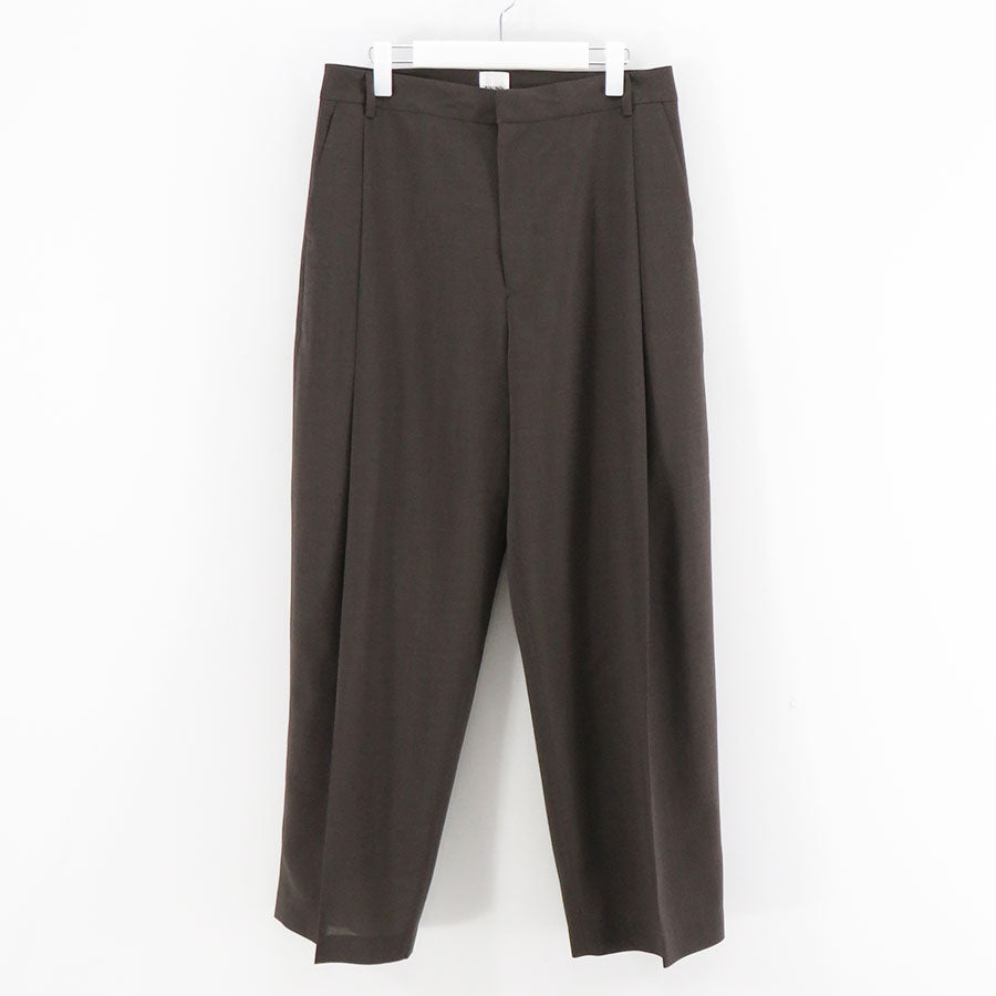 BISOWN/ビソウン】Super120's WO PLEATS TUCK SLACKS 26S-BIS-PT24Mの