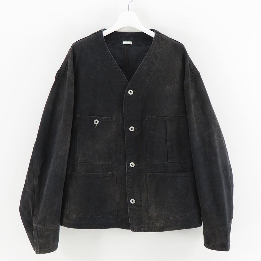 A.PRESSE/アプレッセ】Vintage Black Denim Engineer Jacket 26SAP-01