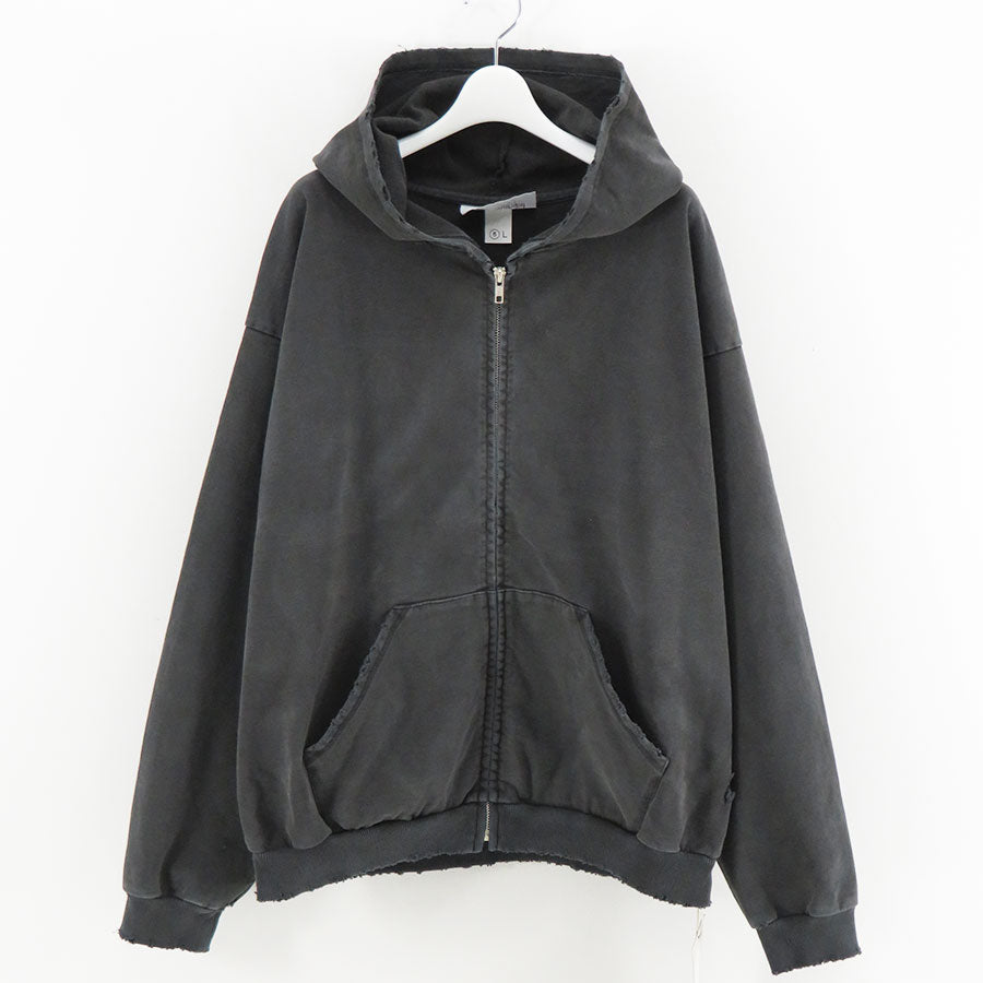 New Manual/ニューマニュアル】VINTAGE WASHED ZIP HOODIE 2026SS-CS2