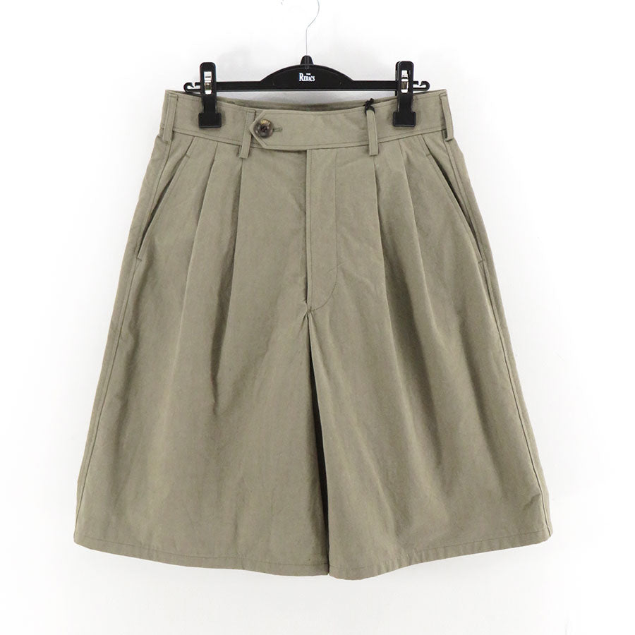 THE RERACS/ザ・リラクス】RERACS ROYAL BUFF CLOTH WIDE SHORT TUCK