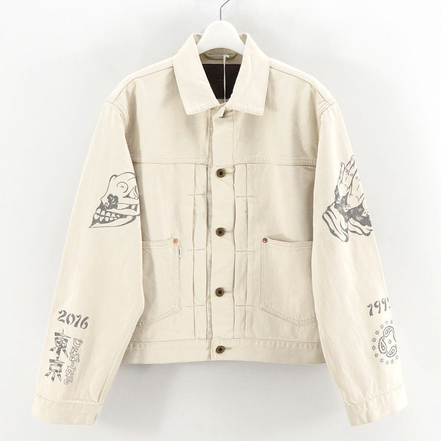 SUGARHILL TATTOO FLASH PRINT ジャケット サイズ3 SUGARHILL/シュガーヒル】TATTOO FLASH PRINT DENIM JACKET 26440413の