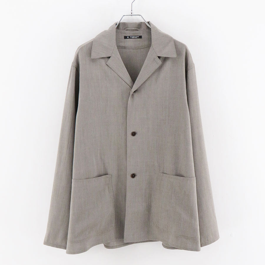 MAATEE&SONS/マーティーアンドサンズ】SHIRTS JACKET / シャークスキン
