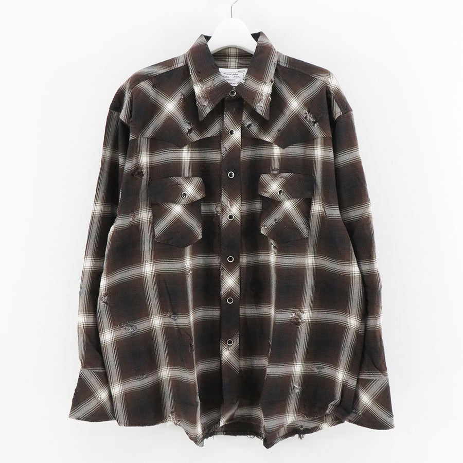 Rafu/ラフ】Western shirt (D.BROWN) Rafu002の通販 「ONENESS ONLINE