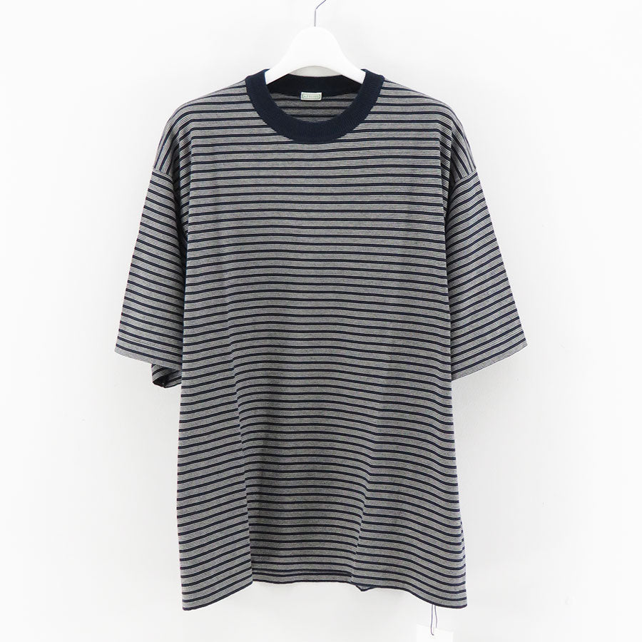 【A.PRESSE/アプレッセ】, High Gauge S/S Striped T-Shirt , 24SAP-03-04K