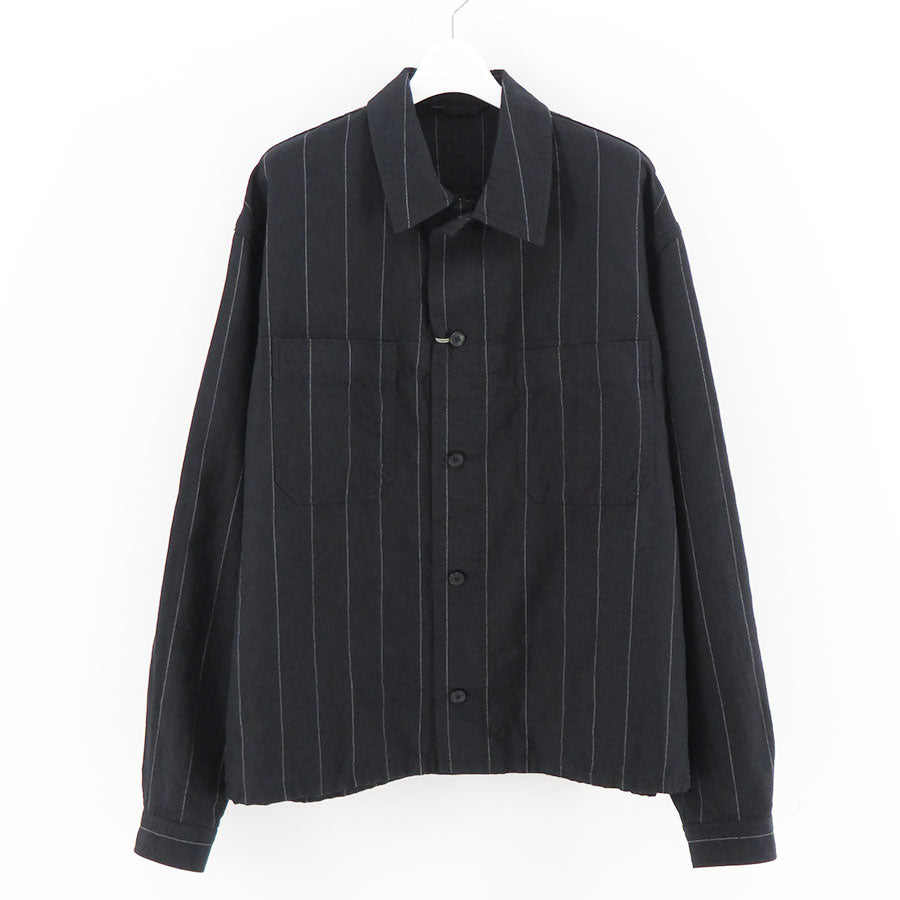 HEUGN/ユーゲン】Ian CPO LINEN STRIPE SHIRT132の通販 「ONENESS