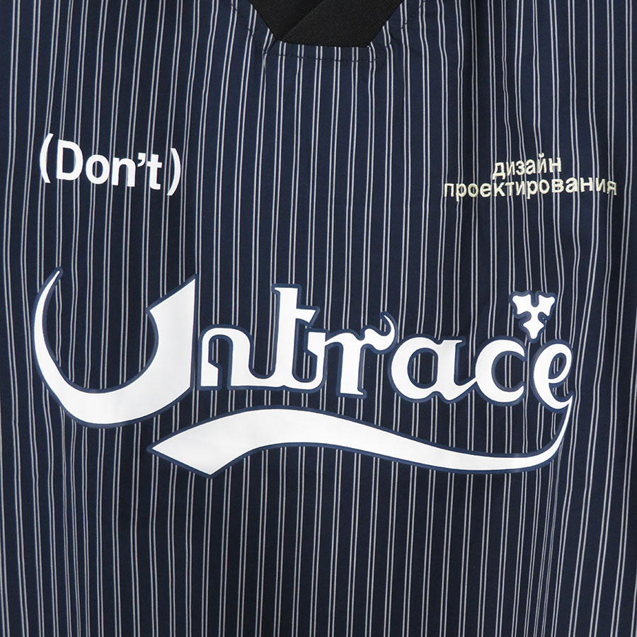 【UNTRACE/アントレース】<br>STRIPE FOOTBALL GAME SHIRT L/S <br>UN-021_SS24
