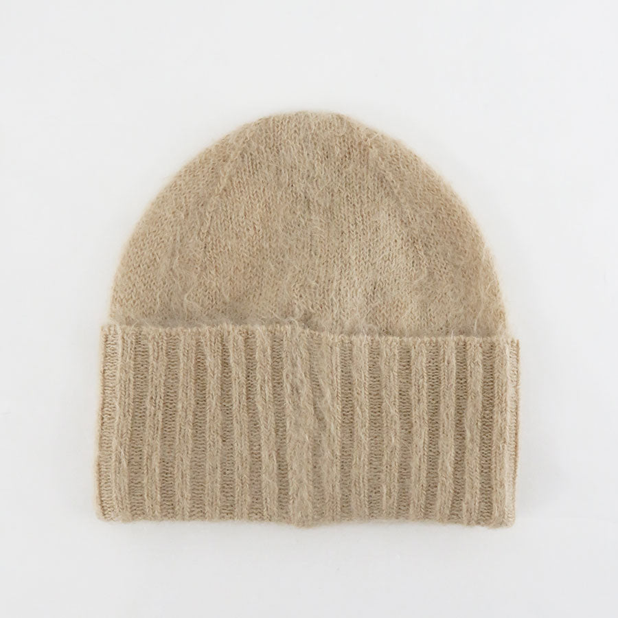 AURALEE/オーラリー】BRUSHED SUPER KID MOHAIR KNIT CAP A23AC08KMの