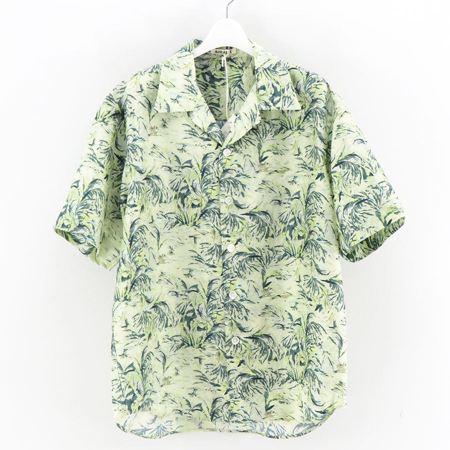 AURALEE/オーラリー】PRINTED AIRY SILK HALF-SLEEVED SHIRT A26SS01AP