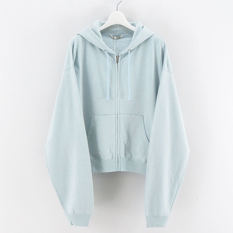 AURALEE/オーラリー】HIGH TWIST LIGHT SWEAT ZIP PARKA A26SP01MUの