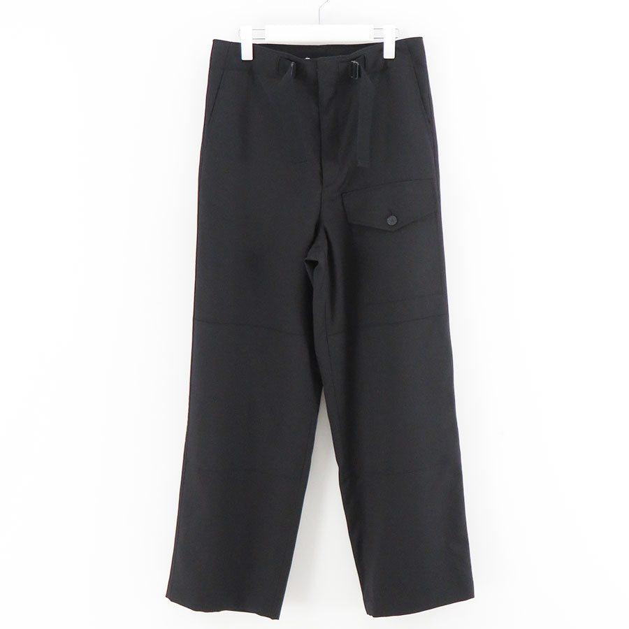 AURALEE/オーラリー】WOOL HERRINGBONE CARGO PANTS A26SP02CHの通販