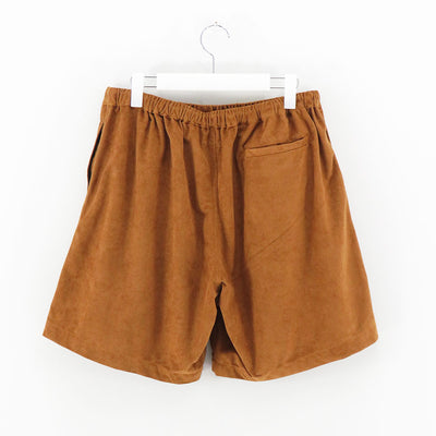 【SUNNY SPORTS/サニースポーツ】<br>fake suede baggy short <br>sn24s020