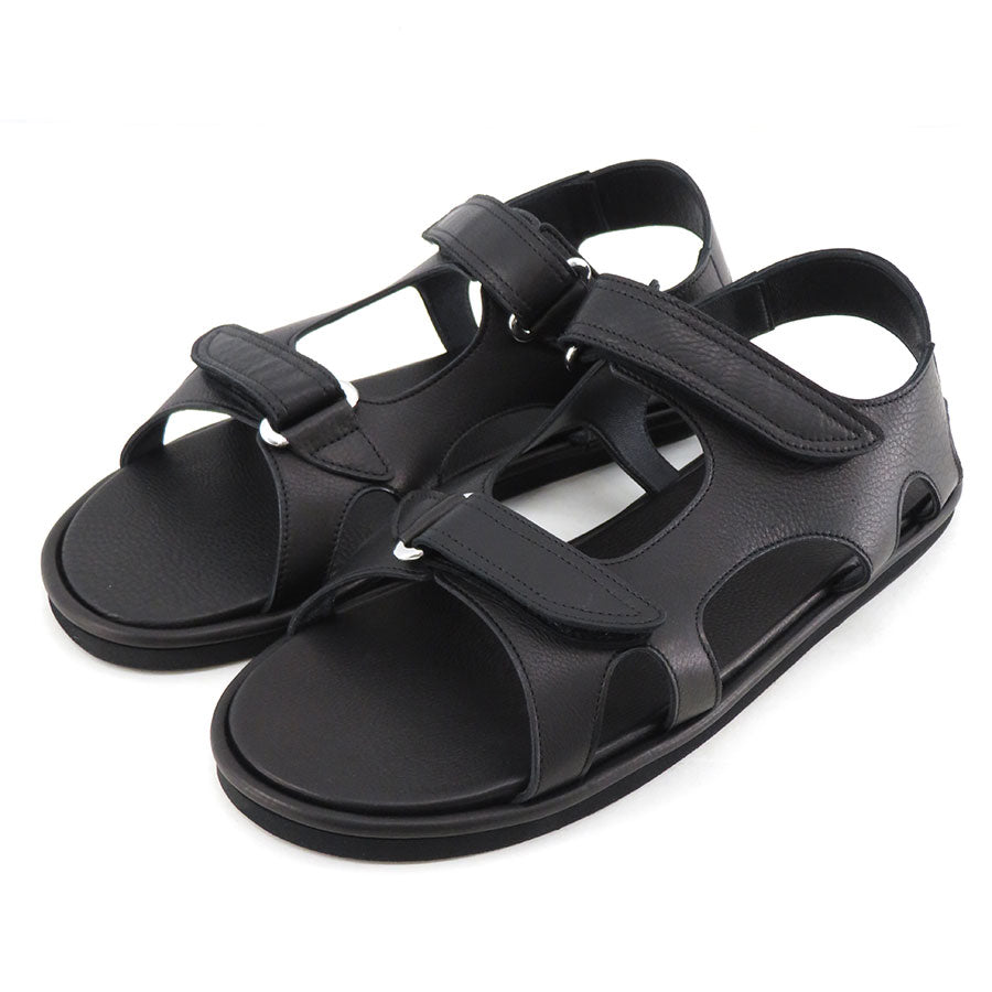AURALEE/オーラリー】SOFT LEATHER DOUBLE STRAP SANDALS A26SS06QDの