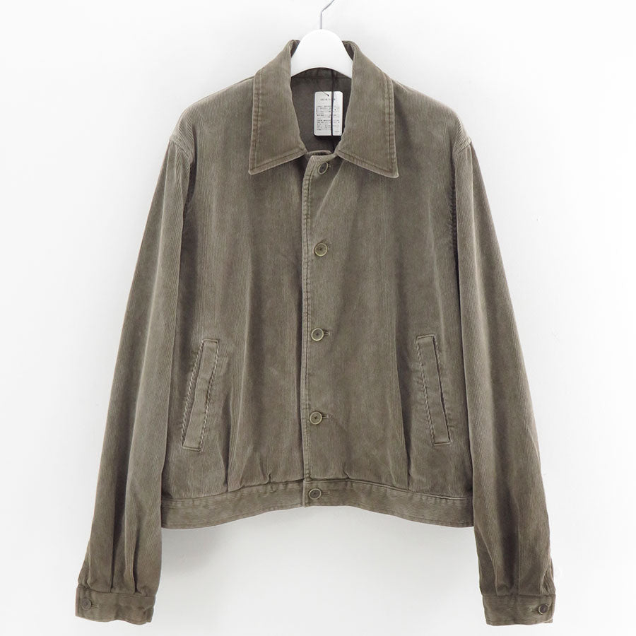 AURALEE/オーラリー】PIGMENT DYED FINX CORDUROY BLOUSON A25AB01FCの