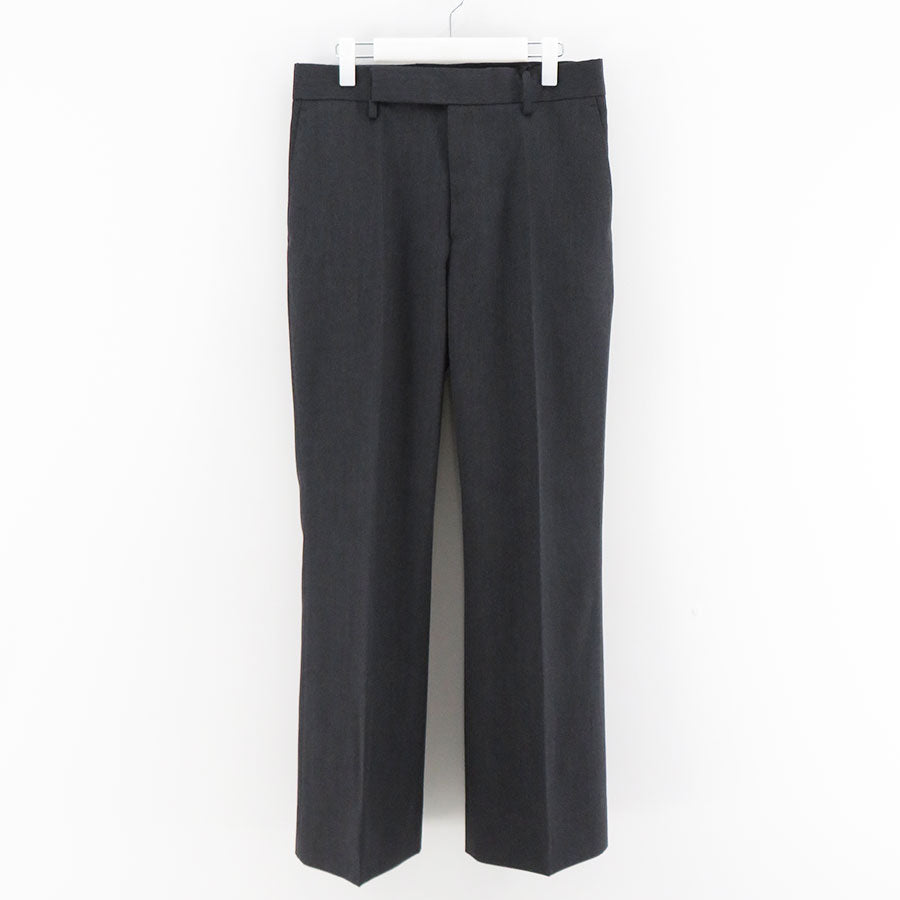 THE RERACS/ザ・リラクス】RERACS SUPER TWILL S+S SEMI FLARE SLACKS