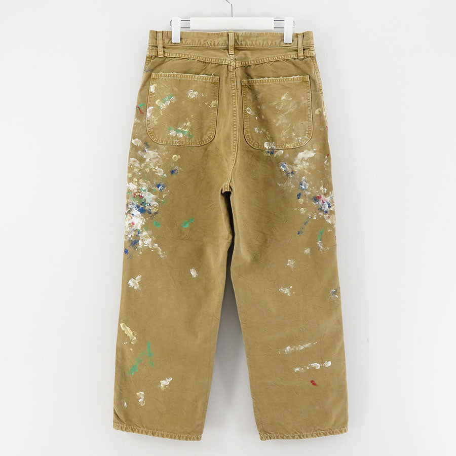 【HERILL/ヘリル】<br>Splash Painter pants <br>24-030-HL-8150-1