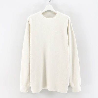 【nonnotte/ノノット】<br>Tapered Oversized Long Sleeve <br>N-24S-046