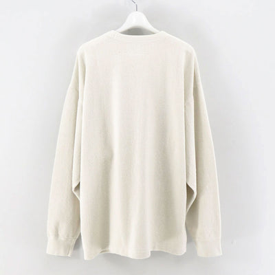 【nonnotte/ノノット】<br>Tapered Oversized Long Sleeve <br>N-24S-046