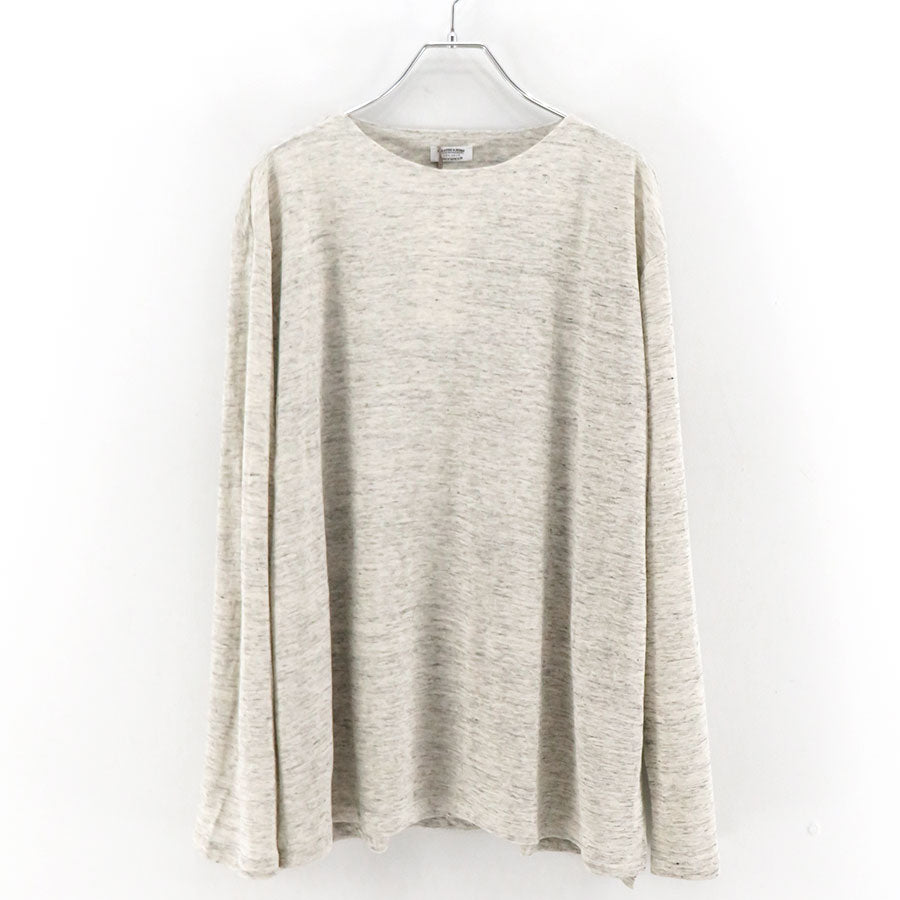 MAATEE&SONS/マーティーアンドサンズ】L/S BOAT TEE LINEN天竺 MT6103