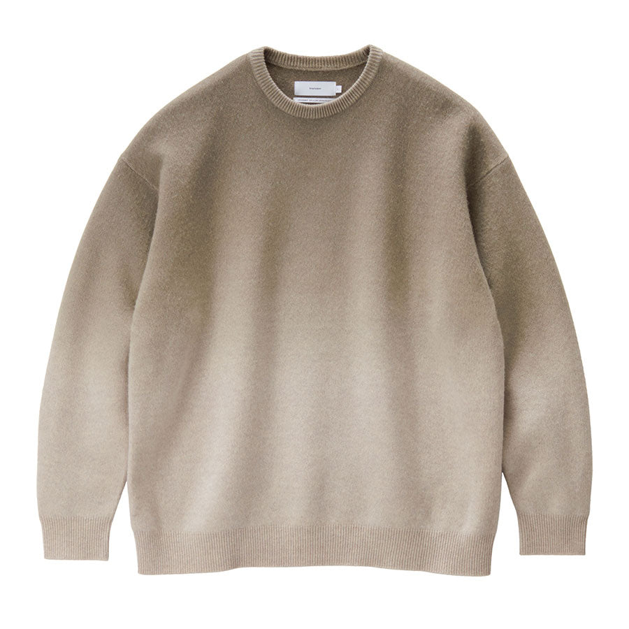 Graphpaper/グラフペーパー】Gradient Dyed Wool Crew Neck Knit