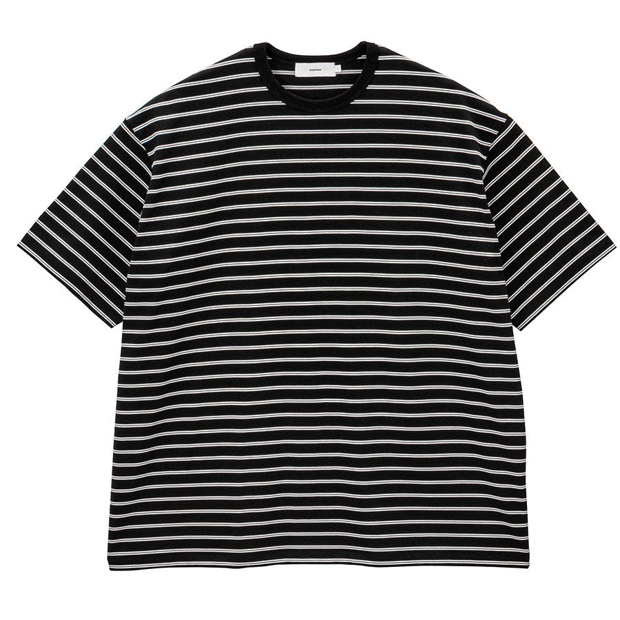 Graphpaper/グラフペーパー】Tri Spun Border S/S Tee GU261-70120Bの