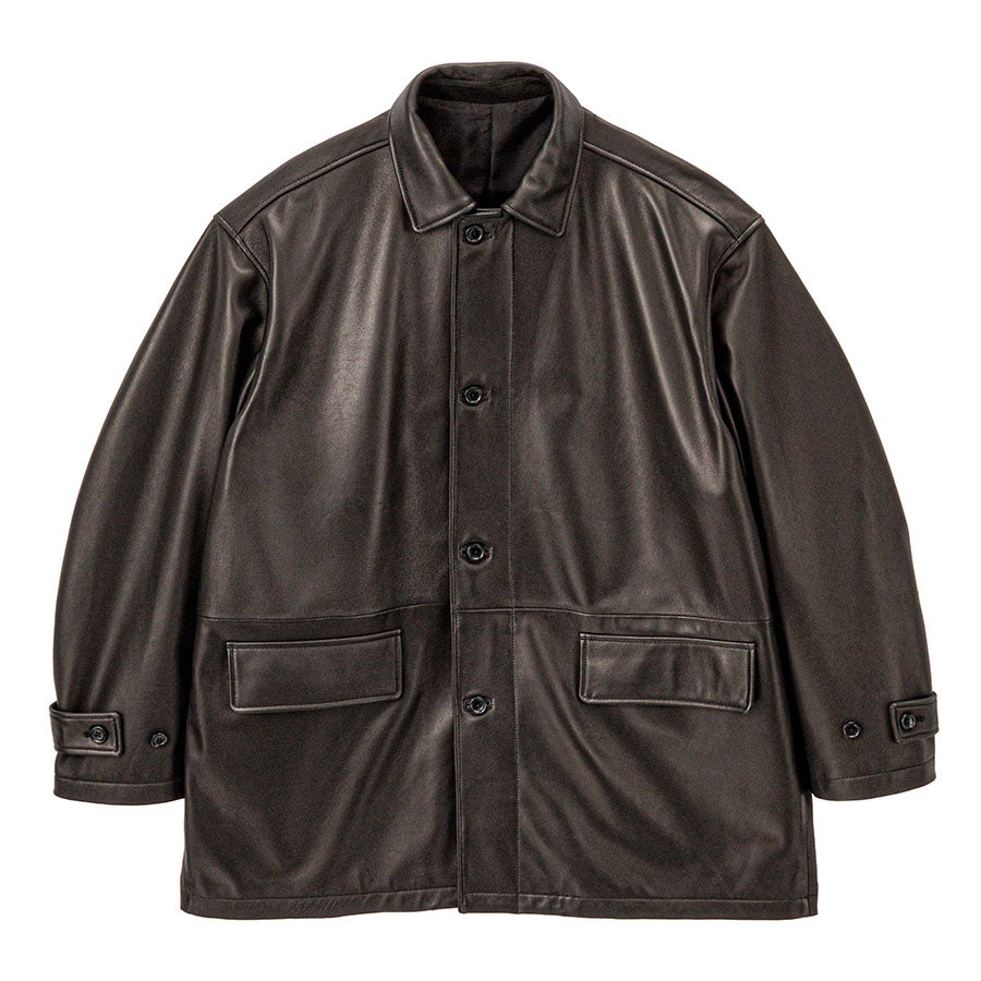 Graphpaper/グラフペーパー】Lamb Leather Car Coat GM261-10403の通販 