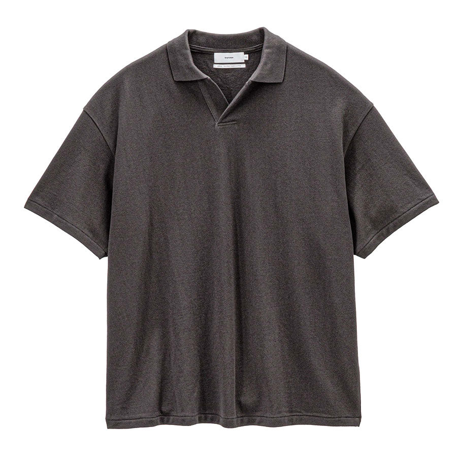 Graphpaper/グラフペーパー】Cotton Pique Jersey S/S Skipper Polo