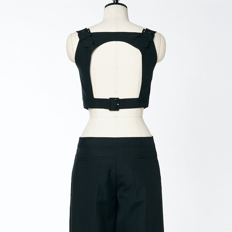 【FETICO/フェティコ】<br>CUT-OUT BUSTIER JUMPSUIT <br>FTC242-0804