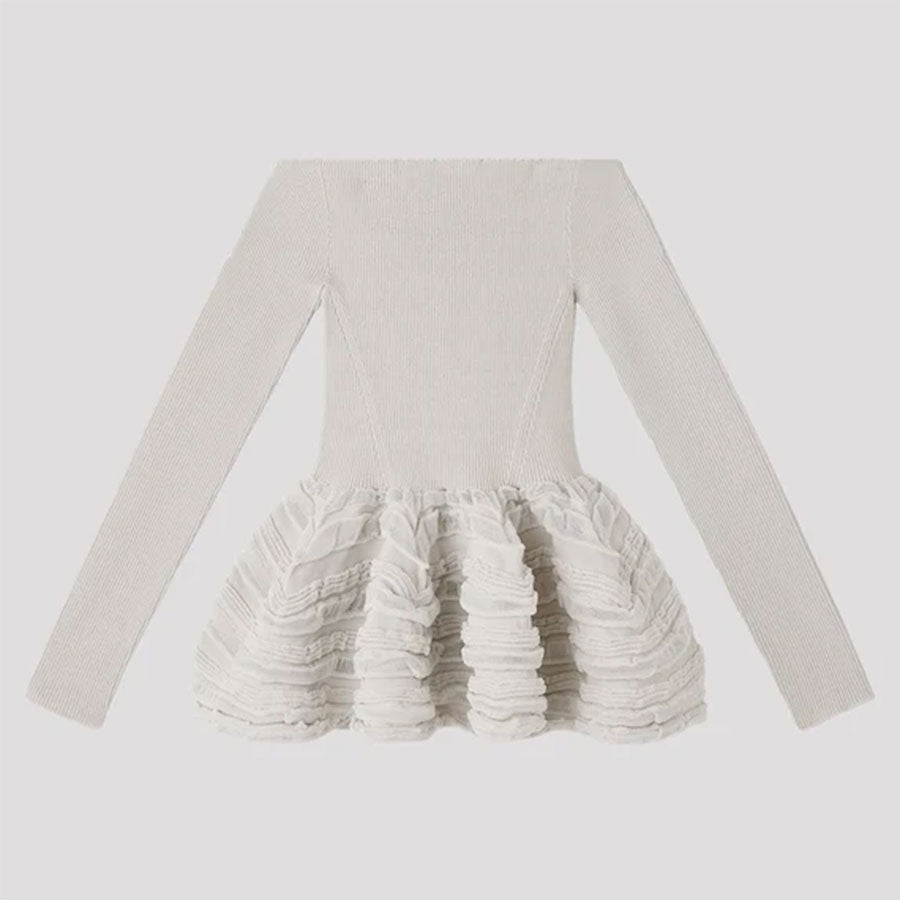cfcl シーエフシーエルPOTTERY HS TOP 1 ポッタリトップス CFCL/シーエフシーエル】POTTERY HS SWELL GLITTER OFF SHOULDER TOP