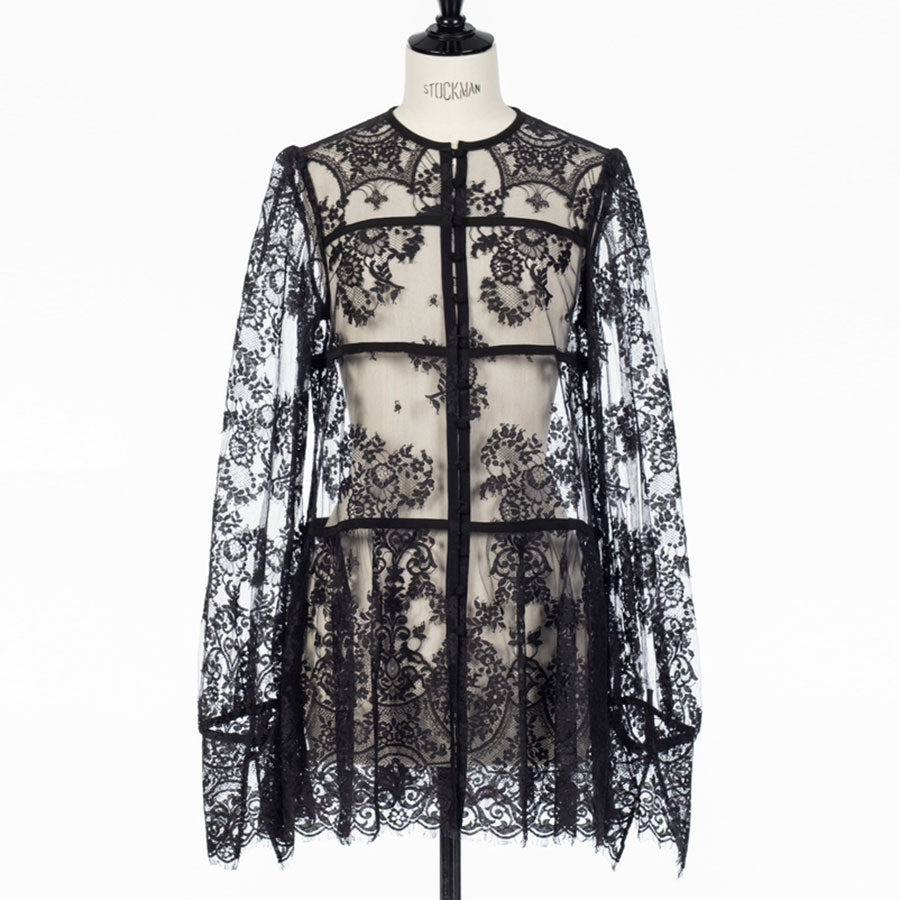 FETICO/フェティコ】LACE GATHERED BLOUSE FTC262-0107の通販