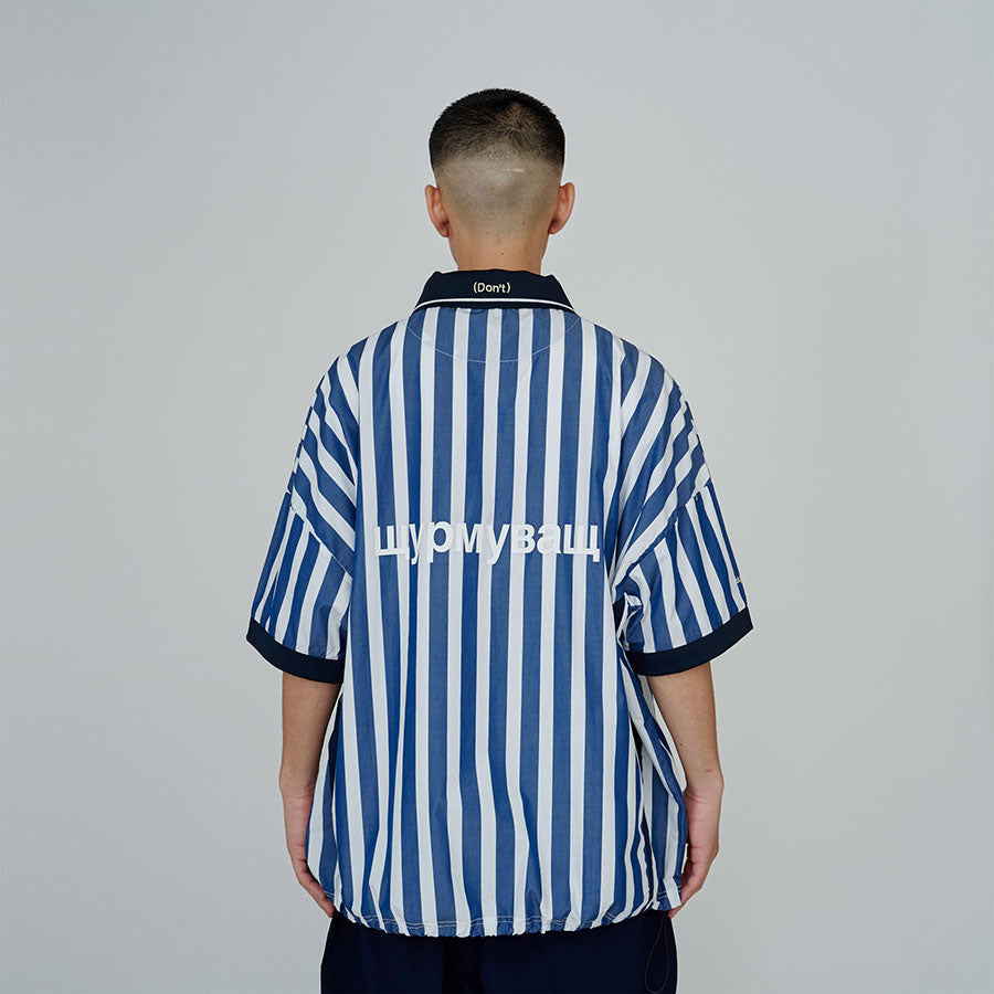 【UNTRACE/アントレース】<br>STRIPE FOOTBALL GAME SHIRT S/S <br>UN-020_SS24