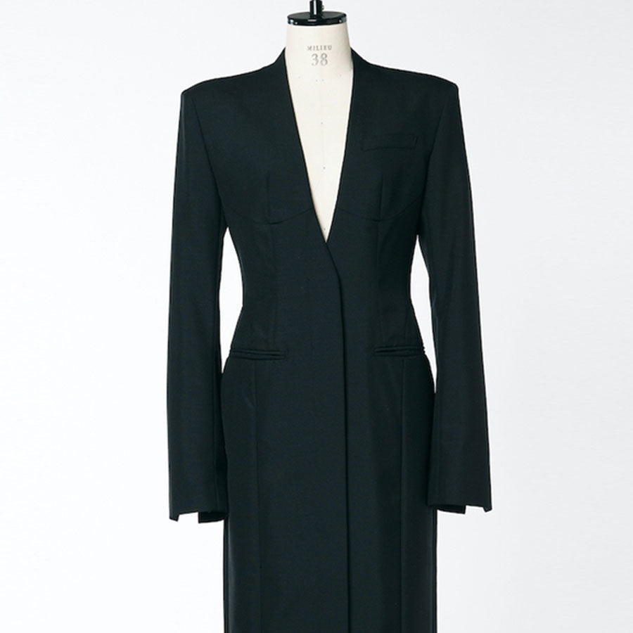 【FETICO/フェティコ】<br>TAILORED LONG COAT <br>FTC242-0301