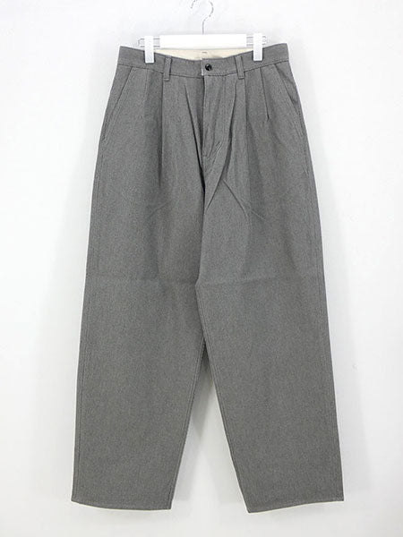 Graphpaper/グラフペーパー】Hard Twill Two Tuck Pants – ONENESS