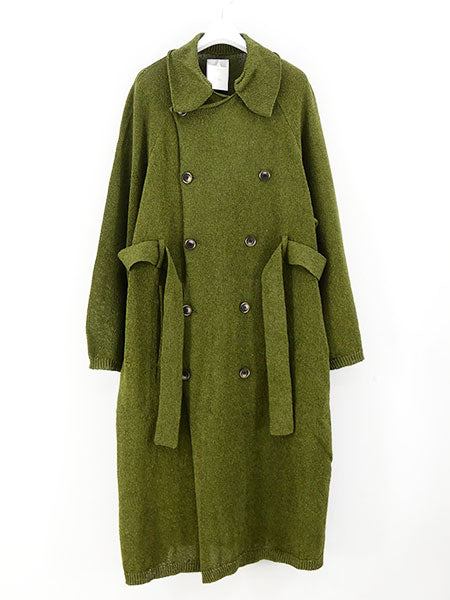 Kota Gushiken/コウタグシケン】Knitted Washi Trench Coat – ONENESS