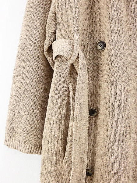【Kota Gushiken/コウタグシケン】Knitted Washi Trench Coat