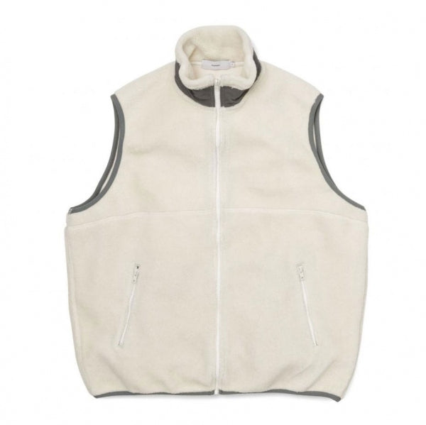 SALE 30%OFF ! 【Graphpaper/グラフペーパー】Wool Boa Zip-Up Vest 